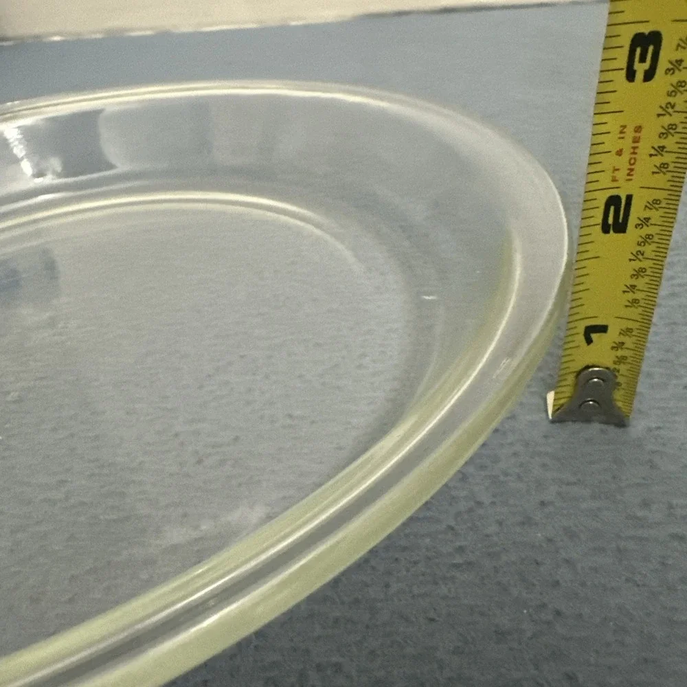 Vintage PYREX 209 Clear Glass 9 Inch Pie Plate - 1950's Era